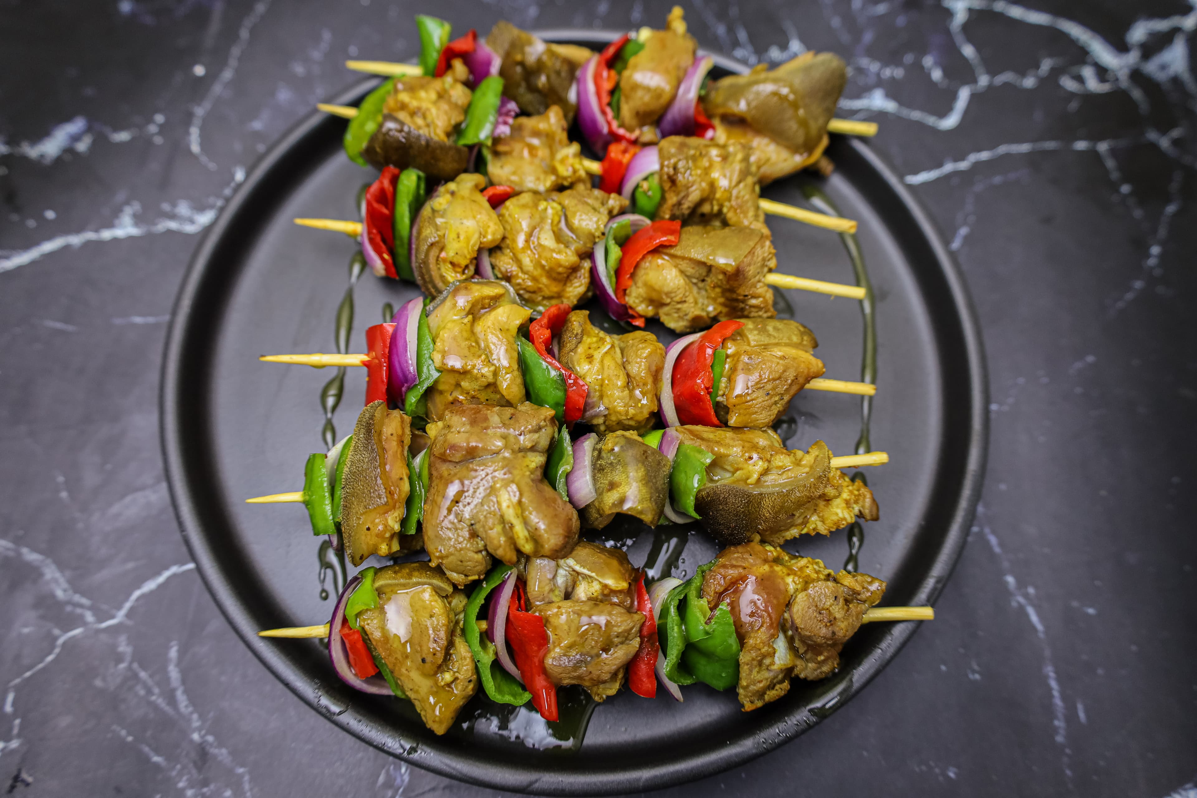 Asun Skewers with Pineapple Glaze